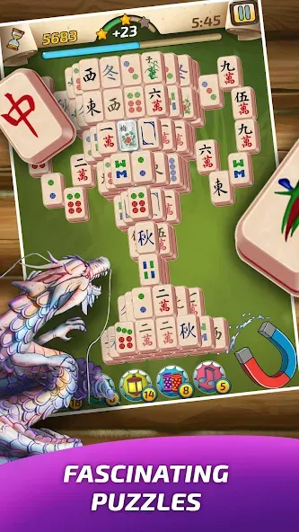 Скачать Mahjong Village взлом на бесконечные деньги + мод меню screen 1