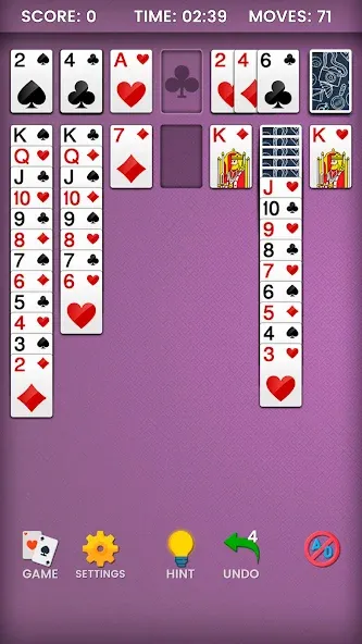 Скачать Klondike Solitaire (Клондайк солитер) взлом на бесконечные деньги + мод меню screen 3