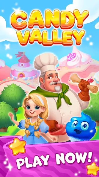 Скачать Candy Valley — Match 3 Puzzle взлом на бесконечные деньги + мод меню screen 5