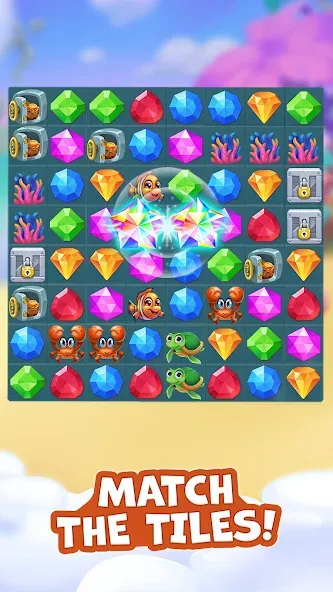 Скачать Pirate Treasures: Jewel & Gems взлом на бесконечные деньги + мод меню screen 5