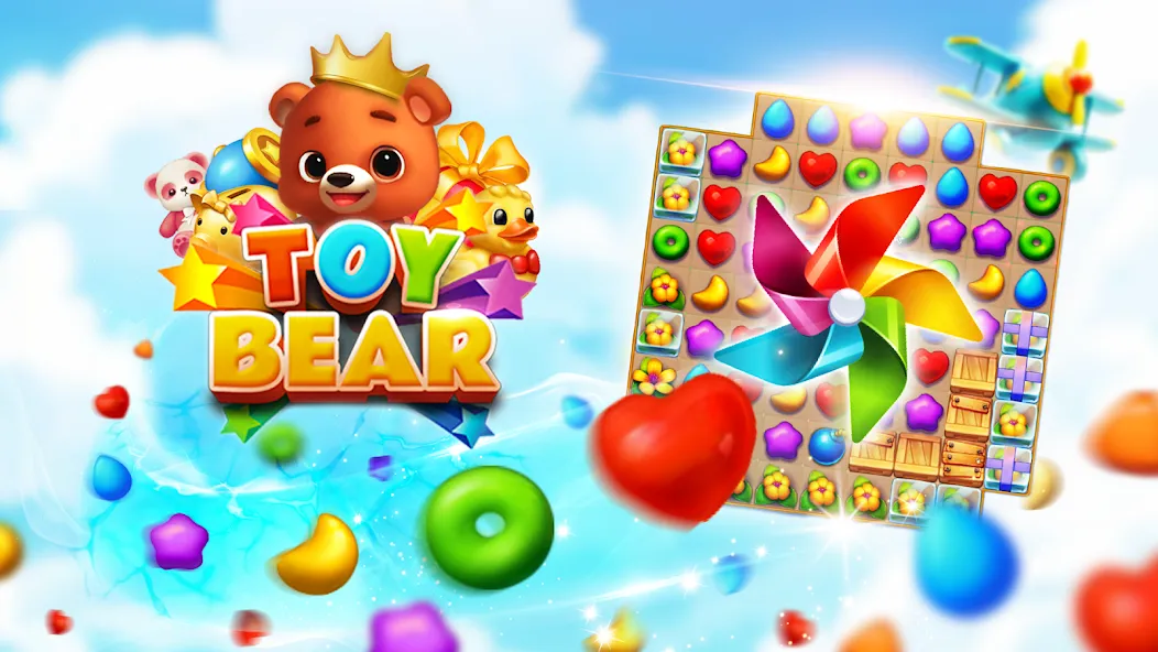 Скачать Toy Bear Sweet POP: Match 3 (Той Бир Свит ПОП) взлом на бесконечные деньги + мод меню screen 5