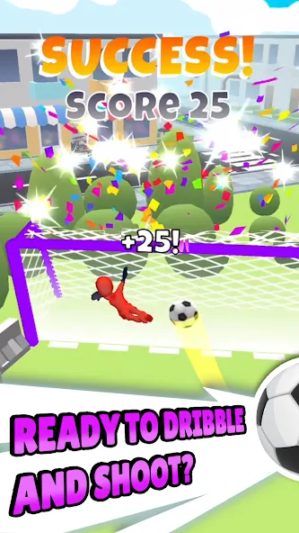 Скачать Crazy Kick! Fun Football game взлом на бесконечные деньги + мод меню screen 2