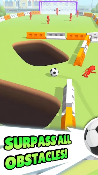 Скачать Crazy Kick! Fun Football game взлом на бесконечные деньги + мод меню screen 4