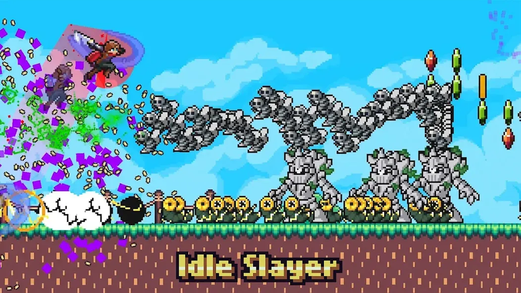 Скачать Idle Slayer взлом на бесконечные деньги + мод меню screen 1