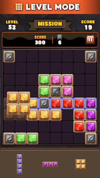 Скачать Block Puzzle 8×8 (Блокголоволомка 88) взлом на бесконечные деньги + мод меню screen 1