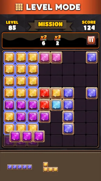 Скачать Block Puzzle 8×8 (Блокголоволомка 88) взлом на бесконечные деньги + мод меню screen 5