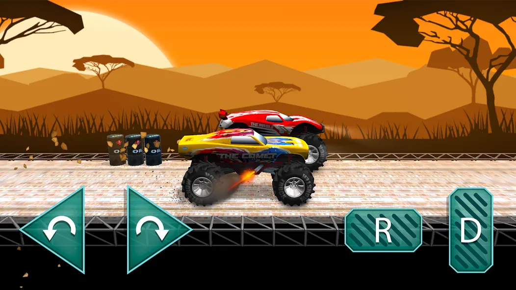 Скачать Monster truck: Extreme racing взлом на бесконечные деньги + мод меню screen 4