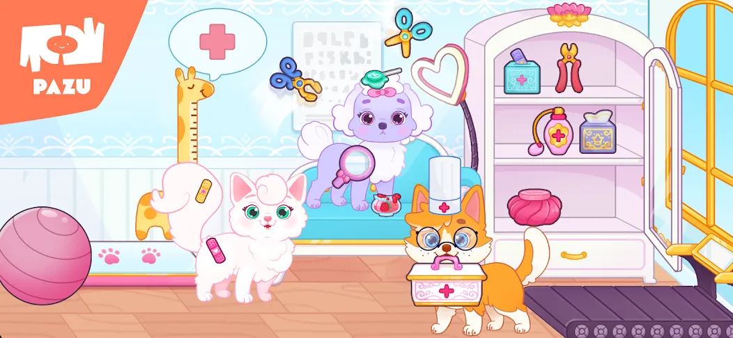 Скачать Princess Palace Pets World взлом на бесконечные деньги + мод меню screen 3