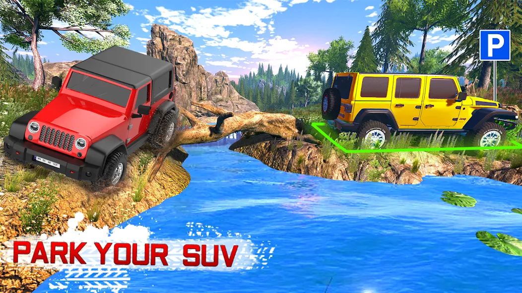 Скачать Offroad 4×4 Jeep Driving Game взлом на бесконечные деньги + мод меню screen 4