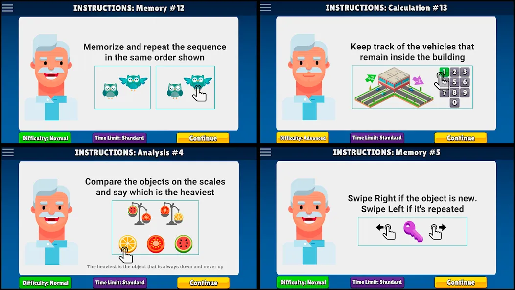 Скачать Neurobics: 60 Brain Games (Нейробика) взлом на бесконечные деньги + мод меню screen 3