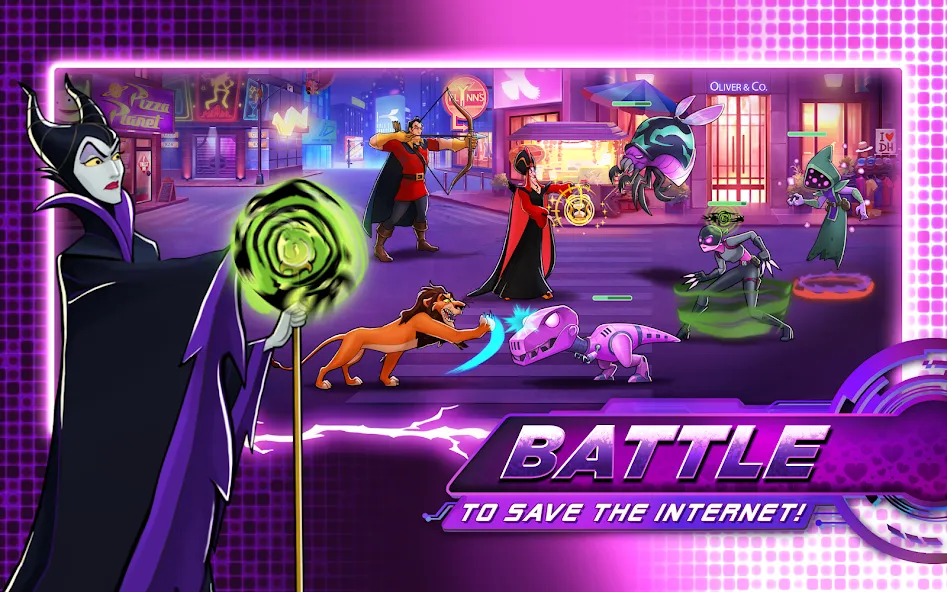 Скачать Disney Heroes: Battle Mode (Дисней Хироус) взлом на бесконечные деньги + мод меню screen 1