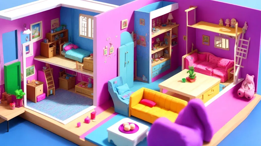 Скачать Doll House Design: Girl Games взлом на бесконечные деньги + мод меню screen 4