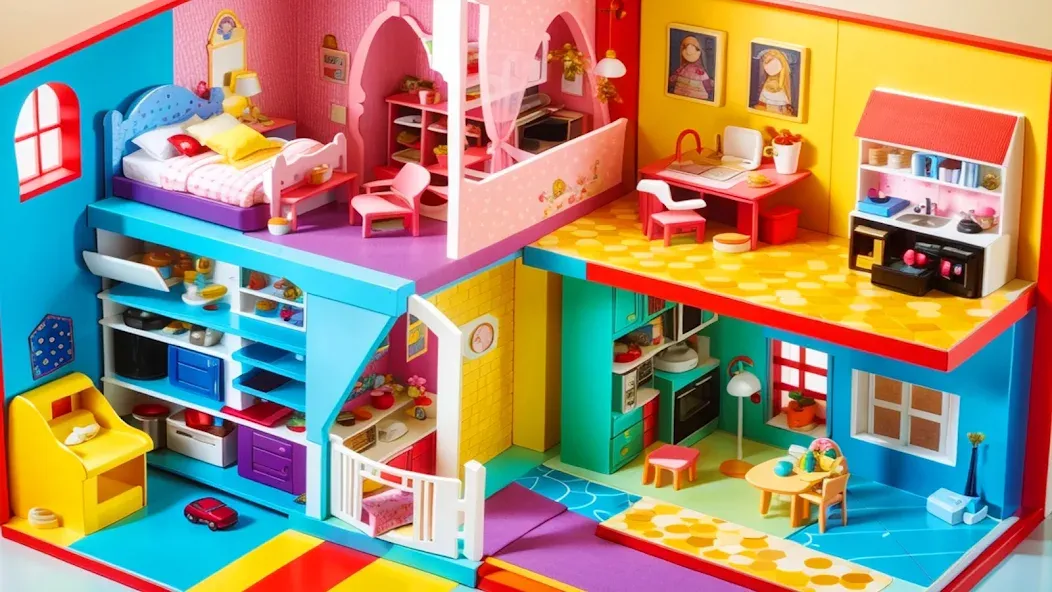 Скачать Doll House Design: Girl Games взлом на бесконечные деньги + мод меню screen 5