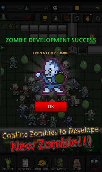 Скачать Grow Zombie VIP : Merge Zombie взлом на бесконечные деньги + мод меню screen 4