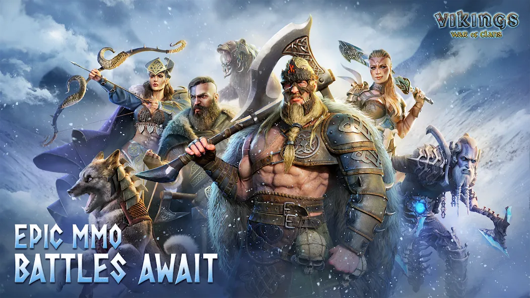 Скачать Vikings: War of Clans (Викинги) взлом на бесконечные деньги + мод меню screen 4