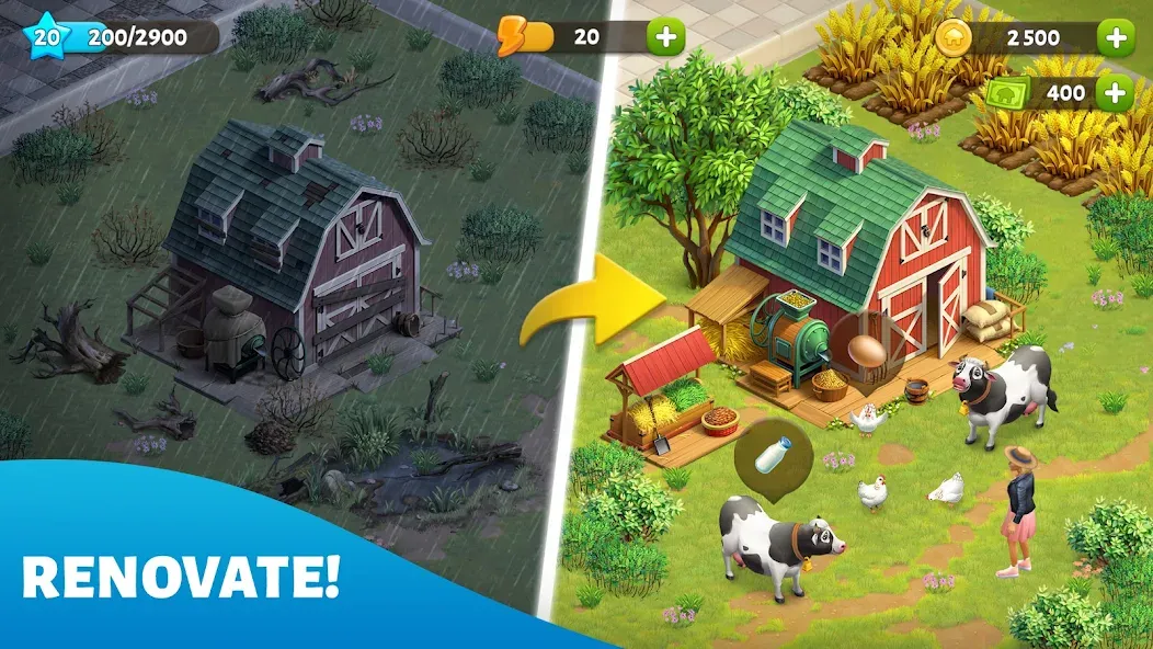 Скачать Spring Valley: Farm Game (принг Вэлли) взлом на бесконечные деньги + мод меню screen 2