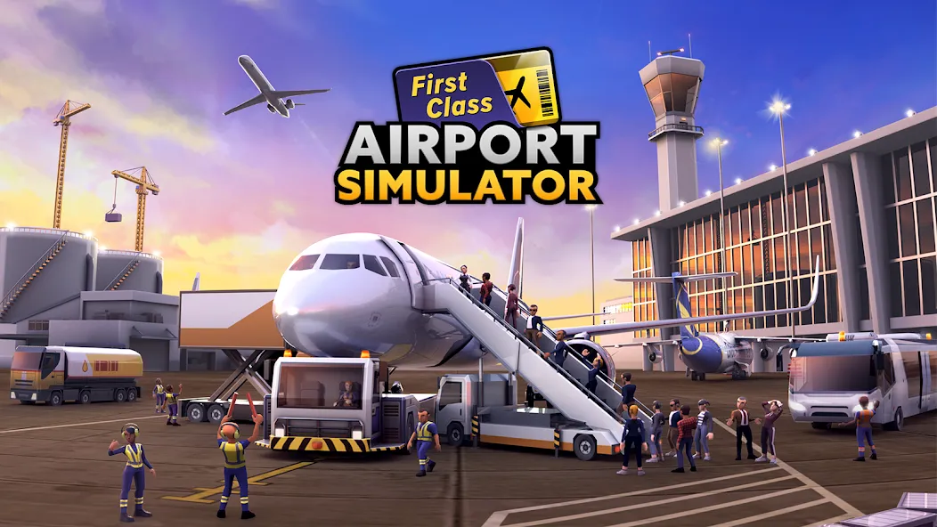 Скачать Airport Simulator: Tycoon Inc. (Эйрпорт Симулятор) взлом на бесконечные деньги + мод меню screen 1