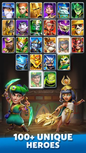 Скачать Puzzle Breakers: Champions War взлом на бесконечные деньги + мод меню screen 2