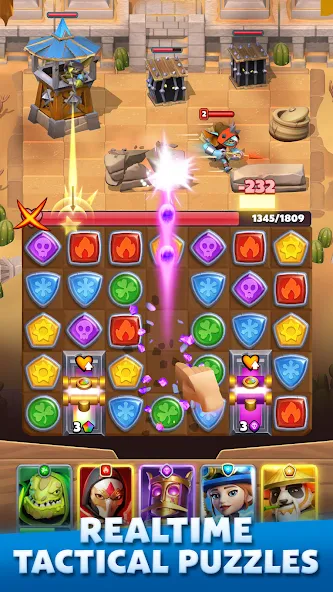 Скачать Puzzle Breakers: Champions War взлом на бесконечные деньги + мод меню screen 4