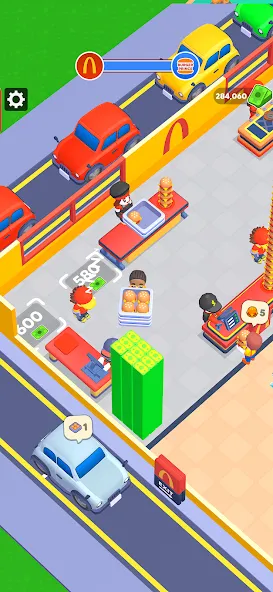 Скачать My Burger Shop: Burger Games (Май Бургер Шоп Игры) взлом на бесконечные деньги + мод меню screen 2