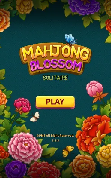 Скачать Mahjong Blossom Solitaire взлом на бесконечные деньги + мод меню screen 1