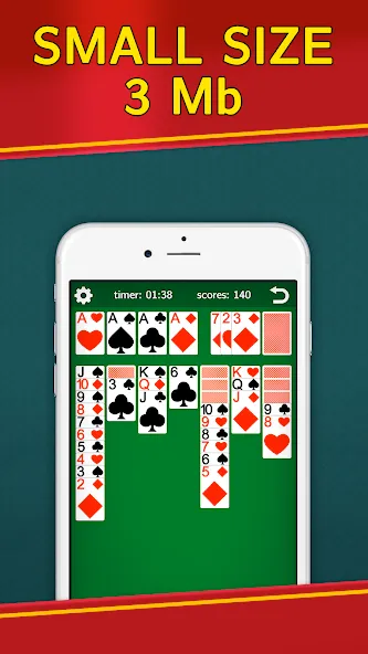 Скачать Classic Solitaire Klondike взлом на бесконечные деньги + мод меню screen 2