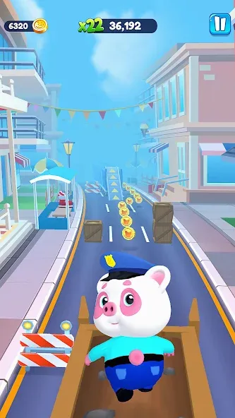 Скачать Piggy Panda Run: Fun Game взлом на бесконечные деньги + мод меню screen 4