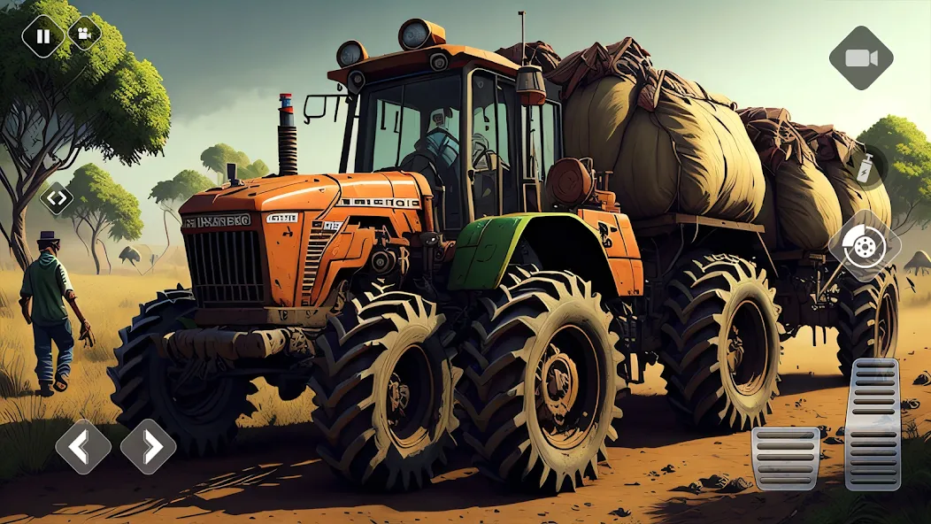 Скачать Tractor Driving Games: Farming взлом на бесконечные деньги + мод меню screen 2