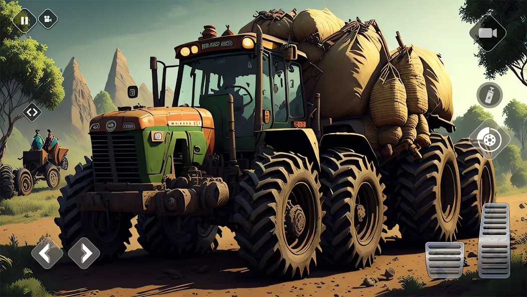 Скачать Tractor Driving Games: Farming взлом на бесконечные деньги + мод меню screen 4