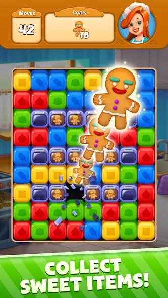 Скачать Sweet Cube Blast (Свит Кьюб Бласт) взлом на бесконечные деньги + мод меню screen 5