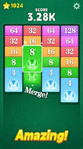 Скачать Merge Card Puzzle взлом на бесконечные деньги + мод меню screen 2