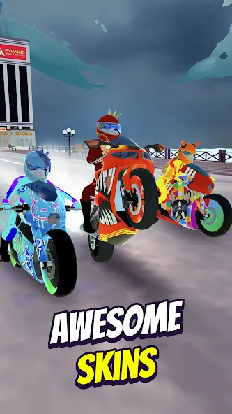 Скачать Wild Wheels: Bike Racing (Уайлд Вилз) взлом на бесконечные деньги + мод меню screen 3