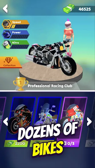 Скачать Wild Wheels: Bike Racing (Уайлд Вилз) взлом на бесконечные деньги + мод меню screen 4