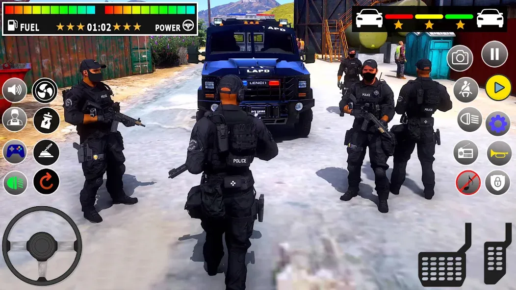 Скачать Police Games Simulator: PGS 3d взлом на бесконечные деньги + мод меню screen 1