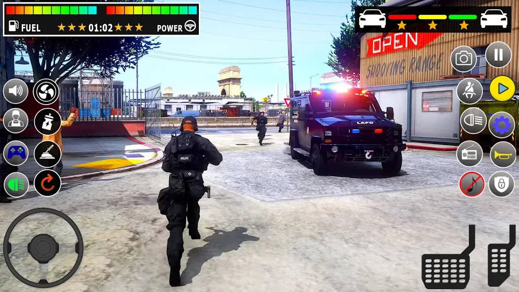 Скачать Police Games Simulator: PGS 3d взлом на бесконечные деньги + мод меню screen 3