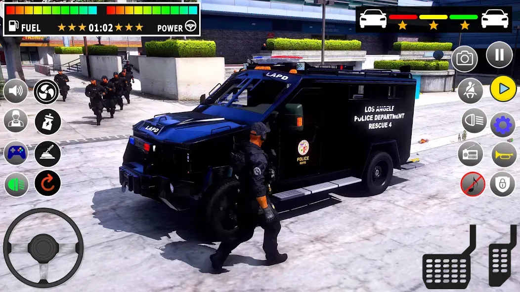 Скачать Police Games Simulator: PGS 3d взлом на бесконечные деньги + мод меню screen 4