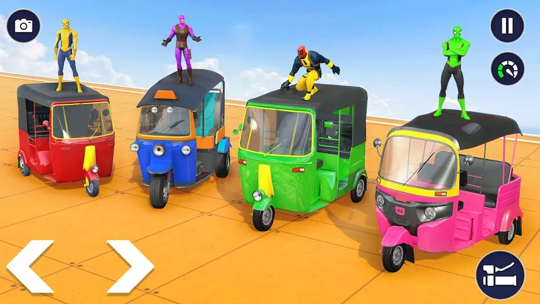 Скачать Tuk Tuk Auto Rickshaw Games 3D (Тук Тук Автомобильные рикши игры 3D) взлом на бесконечные деньги + мод меню screen 1