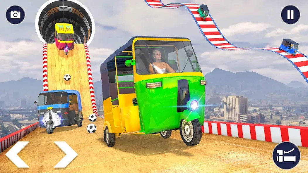 Скачать Tuk Tuk Auto Rickshaw Games 3D (Тук Тук Автомобильные рикши игры 3D) взлом на бесконечные деньги + мод меню screen 2