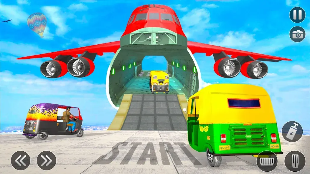 Скачать Tuk Tuk Auto Rickshaw Games 3D (Тук Тук Автомобильные рикши игры 3D) взлом на бесконечные деньги + мод меню screen 3