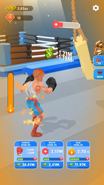 Скачать Tap Punch — 3D Boxing (Тап Панч) взлом на бесконечные деньги + мод меню screen 1