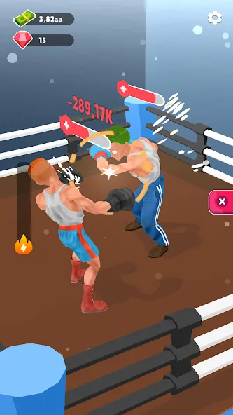 Скачать Tap Punch — 3D Boxing (Тап Панч) взлом на бесконечные деньги + мод меню screen 2