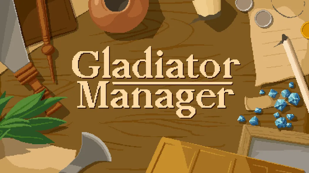 Скачать Gladiator manager (Гладиатор менеджер) взлом на бесконечные деньги + мод меню screen 1