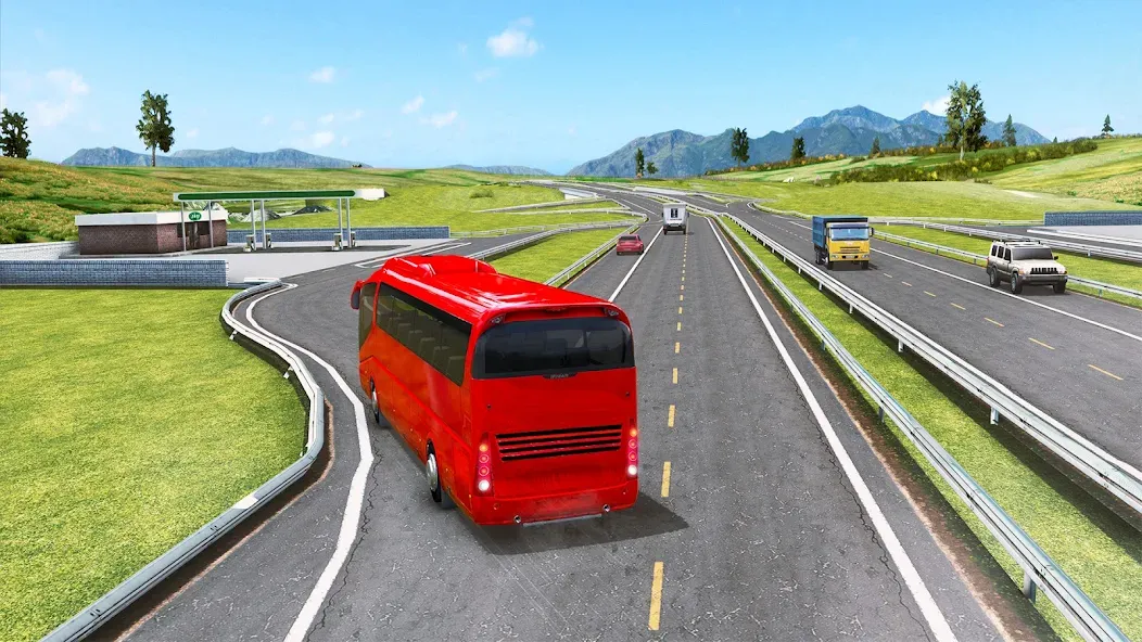 Скачать Highway Bus Simulator Bus Game взлом на бесконечные деньги + мод меню screen 4