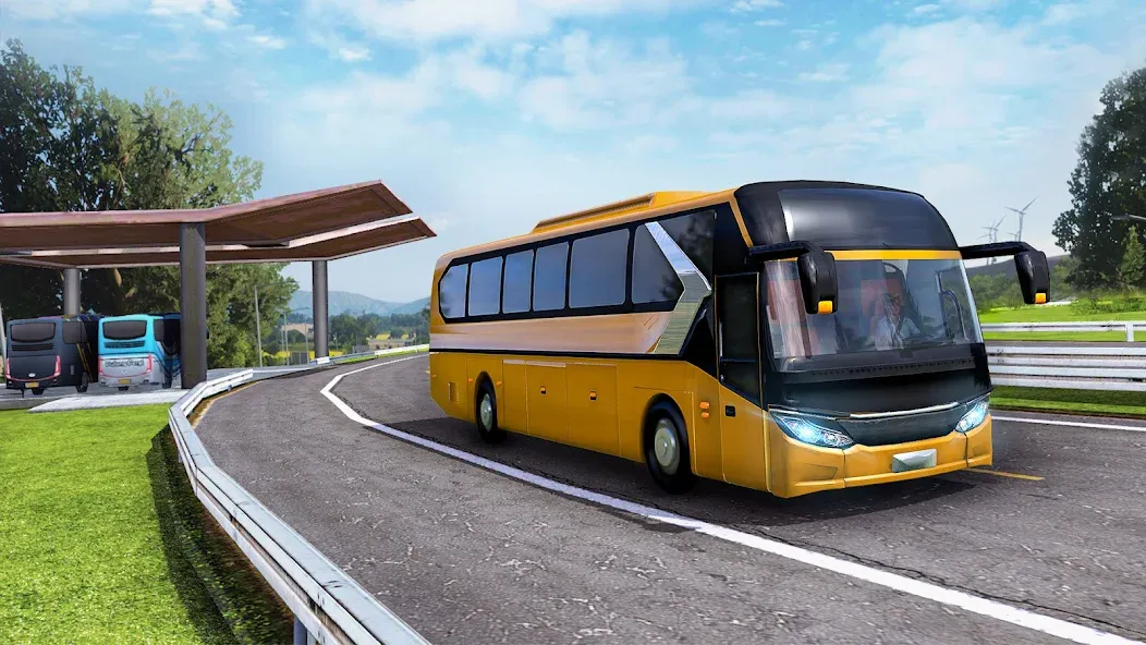 Скачать Highway Bus Simulator Bus Game взлом на бесконечные деньги + мод меню screen 5