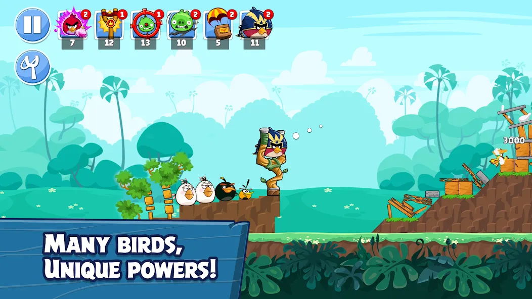 Скачать Angry Birds Friends (Энгри Брдс Френдс) взлом на бесконечные деньги + мод меню screen 3