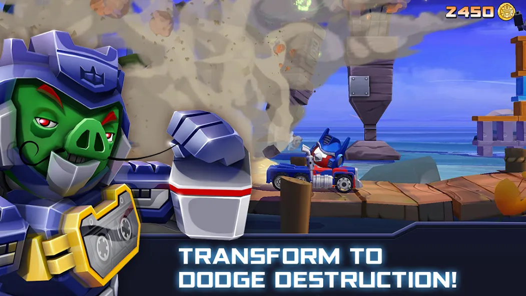 Скачать Angry Birds Transformers (Энгри Брдс Трансформеры) взлом на бесконечные деньги + мод меню screen 4