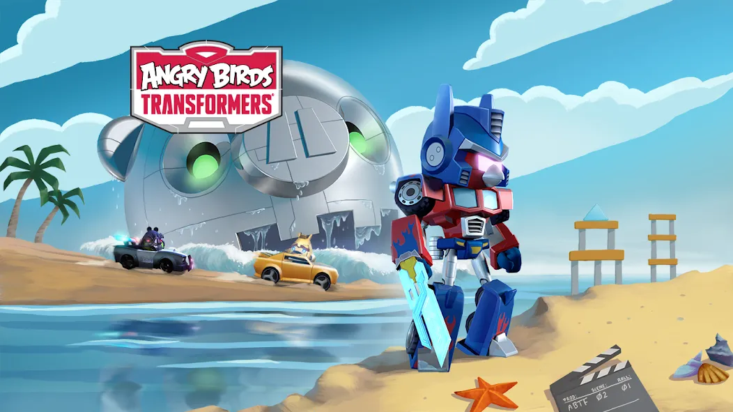 Скачать Angry Birds Transformers (Энгри Брдс Трансформеры) взлом на бесконечные деньги + мод меню screen 5