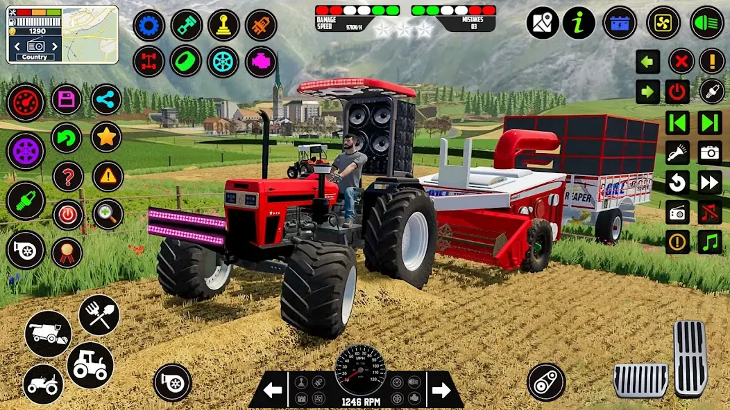 Скачать Indian Tractor Farming Games взлом на бесконечные деньги + мод меню screen 2