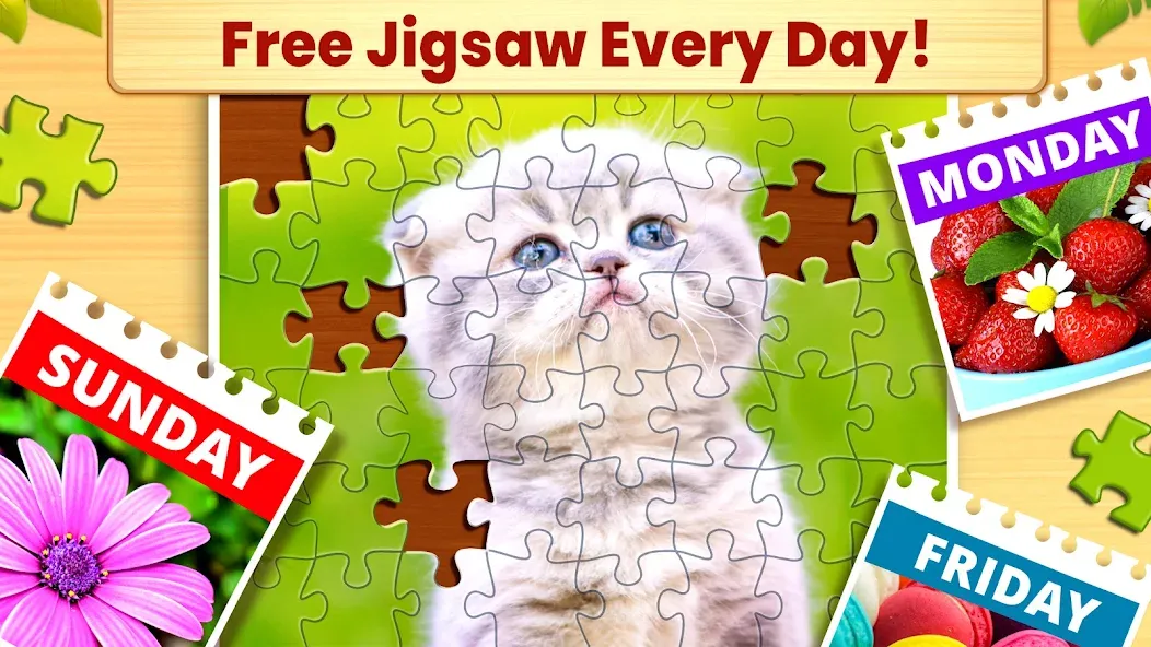 Скачать Jigsaw Puzzles: Picture Puzzle взлом на бесконечные деньги + мод меню screen 3