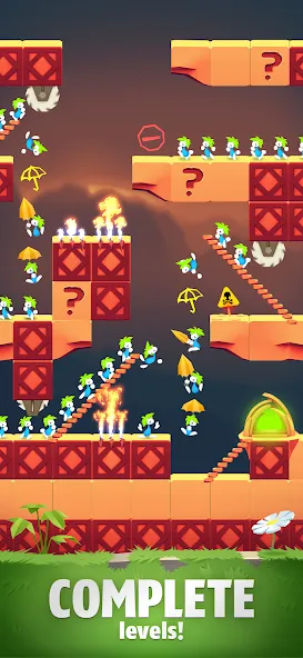 Скачать Lemmings (Леммингс) взлом на бесконечные деньги + мод меню screen 1